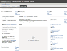 Tablet Screenshot of decepticons.cl
